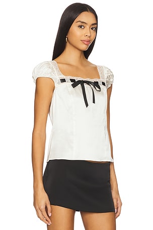Tularosa Lacie Top in Ivory. Size XXS. Also