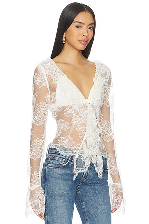 Tularosa Beatrice Top in White