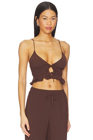 Tularosa Pheby Top in Brown