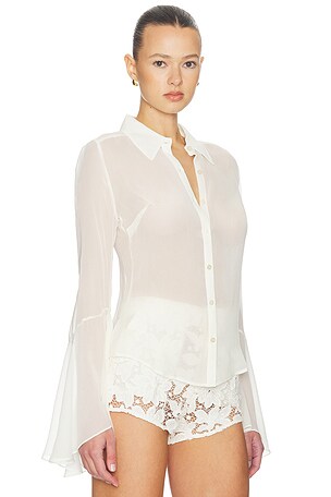 Tularosa Arlo Shirt in Ivory