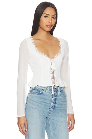 Tularosa Mia Top in White