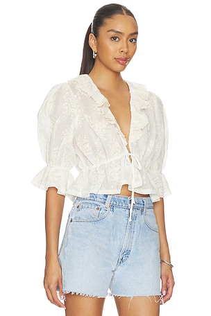 Tularosa Elisa Blouse in Ivory