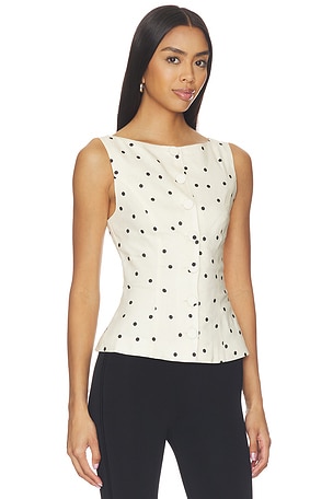 Tularosa Adalyn Vest Top in Ivory