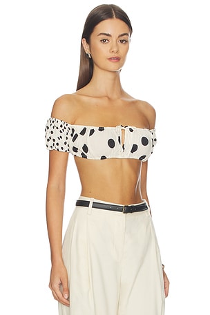 Tularosa Ekin Top in Black,White