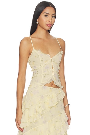 Tularosa Cecilia Top in Lemon