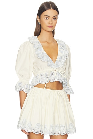 Tularosa Anya Blouse in Ivory