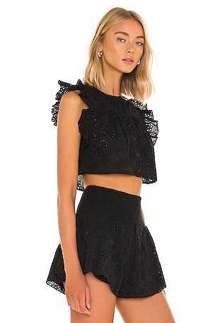 Tularosa Carlotta Top in Black