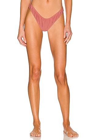 Shani Shemer Brooke Bikini Top in Pink Gingham