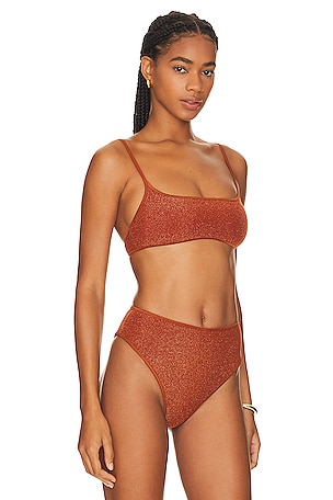 Tularosa Juno Top in Metallic Copper