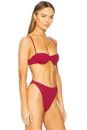 Tularosa Tacey Top in Burgundy
