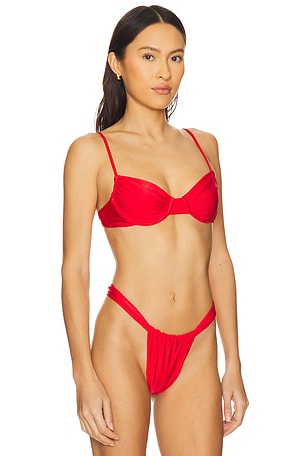 Tularosa Floria Top in Red