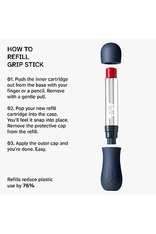 TILT Beauty Grip Stick Hydrating Tinted Lip Treatment in Heart To Heart