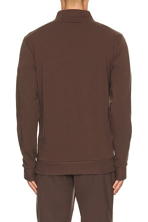 TravisMathew Cloud Quarter Zip 2 Sweater in Brown. Size XL/1X. Also
