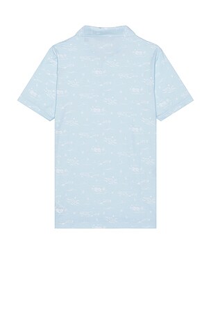 TravisMathew Featherweight City Polo in Baby Blue