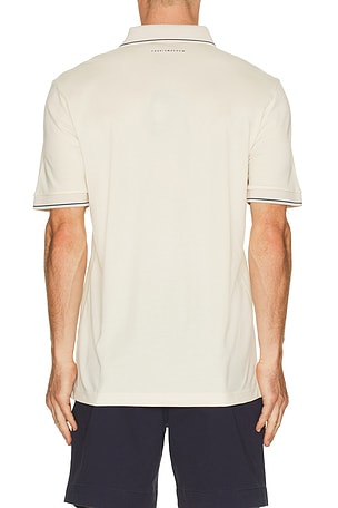 TravisMathew Happier Hour Polo in Cream