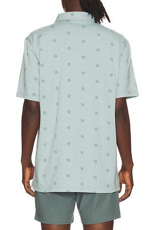 TravisMathew Performance Jersey Polo in Blue