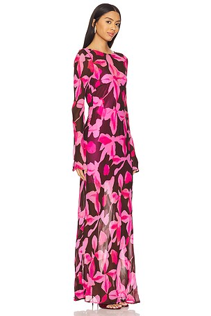 The Wolf Gang Lottie Maxi Dress in Pink