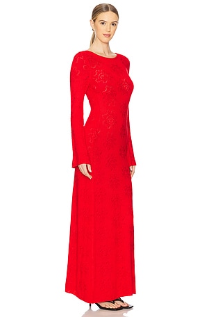 The Wolf Gang Bettina Maxi Dress in Red