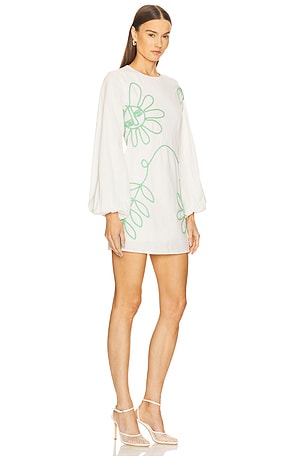 The Wolf Gang Luna Mini Dress in Ivory