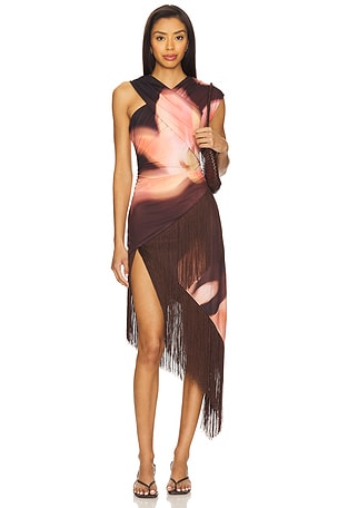 Veda Midi Dress The Wolf Gang
