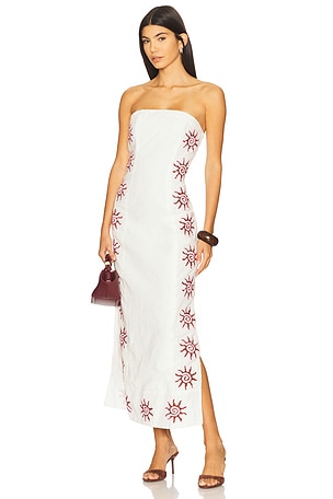 Sueno Strapless Maxi Dress The Wolf Gang