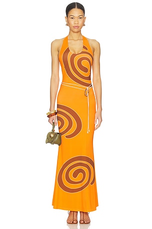 Giro Halter Dress The Wolf Gang