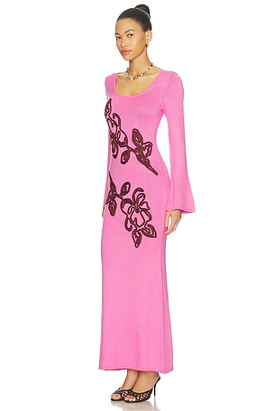 The Wolf Gang Keiko Maxi Dress in Pink