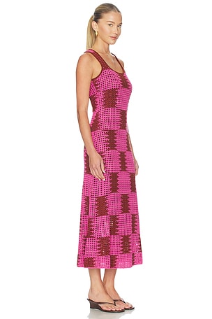 The Wolf Gang Thera Maxi Dress in Pink