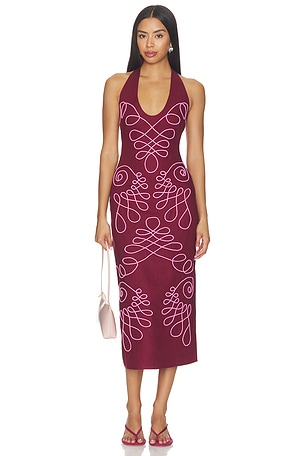 Lera Midi Dress The Wolf Gang