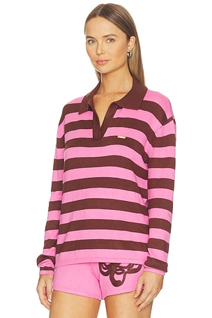 The Wolf Gang Keiko Polo in Fuchsia,Burgundy