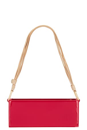 The Wolf Gang Ida Whipstitch Shoulder Bag in Red