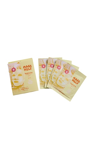 Mask Melt Brightening Overnight Hydrogel Mask 4pc. TONYMOLY