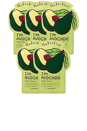 I'm Avocado Sheet Mask 5 Pack TONYMOLY