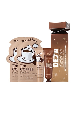 НАБОР ДЛЯ УХОДА ЗА КОЖЕЙ DEJA BREW CRACKER BOX SET TONYMOLY