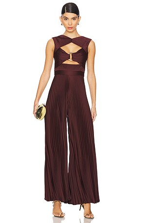 Rosalynn Pleated Jumpsuit AMUR