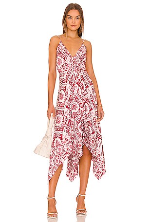 strapless open back dress Color Block Kaftan main image 0