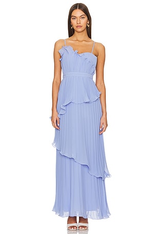 Cassy Pleated Gown AMUR