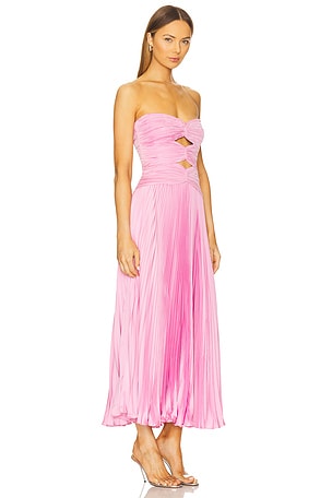 AMUR Carolynn Maxi Dress in Pink