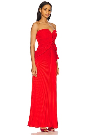AMUR Isabell Gown in Red