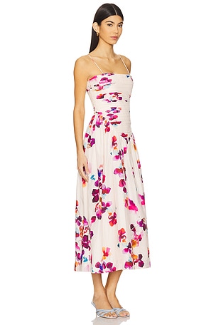 AMUR Michele Midi Dress in Cream