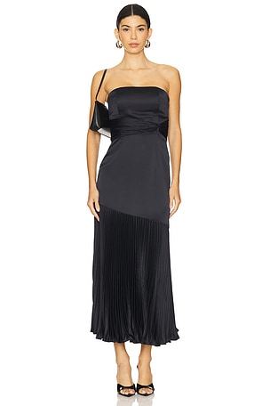 Milly Pleated Midi Dress AMUR