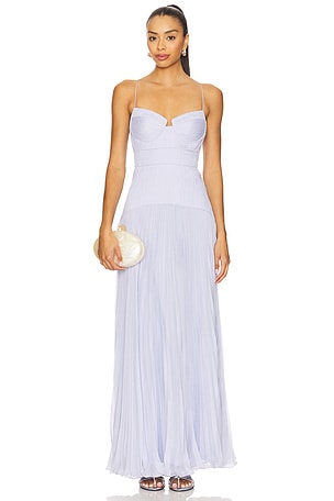 Saylor Pleated Gown AMUR
