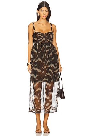Zarina Bustier Maxi Dress AMUR
