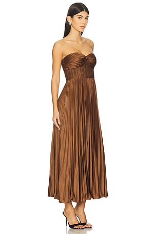 AMUR Belle Dress in Brown. Size 6. Also