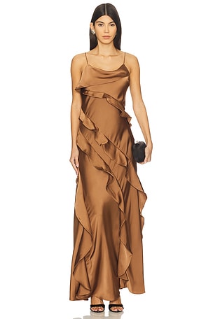 Ellen Ruffle Gown AMUR