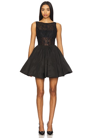 Lainey Boat Neck Mini Dress AMUR