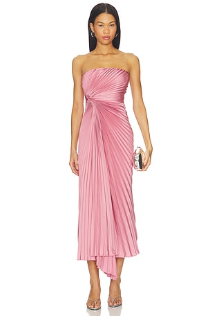 Everyn Pleated Gown AMUR