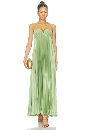 River Pleated Gown AMUR