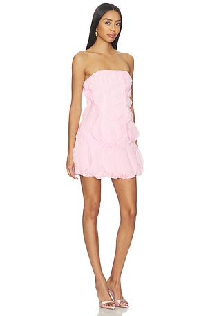 AMUR Christine Mini Dress in Pink