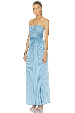 AMUR Joyceann Sweetheart Gown in Blue